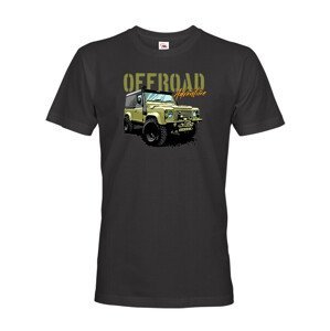 Pánské tričko s potiskem Land Rover Defender -   tričko pro milovníky aut