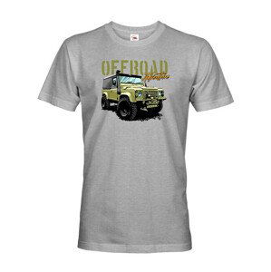 Pánské tričko s potiskem Land Rover Defender -   tričko pro milovníky aut