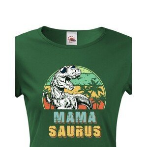 Dámské tričko pro maminky s potiskem Mamasaurus - skvělý dárek pro maminky
