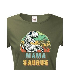Dámské tričko pro maminky s potiskem Mamasaurus - skvělý dárek pro maminky