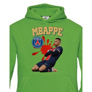 Dětské mikina s potiskem hráče Kylian Mbappé - ideální pro malé fotbalisty