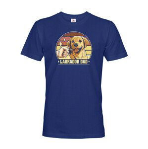 Pánské tričko Labrador dad - pánské tričko pro milovníky psů