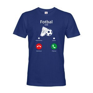Pánské fotbalové tričko s potiskem fotbal volá - skvělé tričko na narozeniny