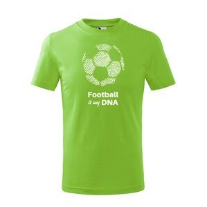 Dětské tričko pro milovníky fotbalu s potiskem Football is my DNA