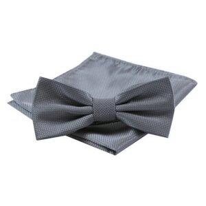 Elegantní tmavě šedý pánský motýlek Alties