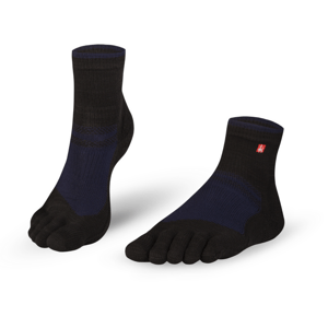 Outdoorové prstové ponožky Knitido Midi šedá a námořnická modrá Velikost ponožek: 35-38