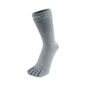 TOETOE Zdravotní prstové ponožky se stříbrem - tmavě šedé Velikost ponožek: 35-41