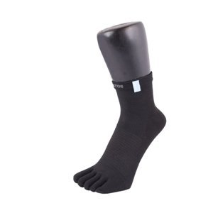 TOETOE Trekové prstové ponožky Liner Trainer - Černé Velikost ponožek: 35-38