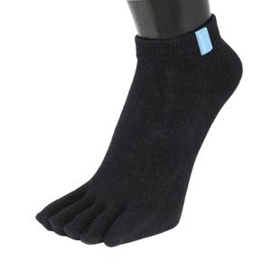 TOETOE ESSENTIAL - Prstové ponožky kotníkové - Černé Velikost ponožek: 35-46