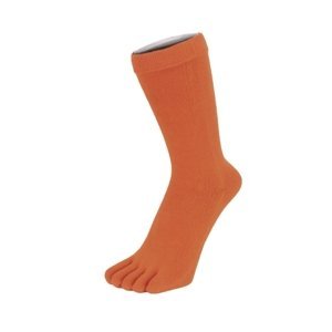 TOETOE ESSENTIAL - Prstové ponožky do půli lýtek - Orange Velikost ponožek: 35-46
