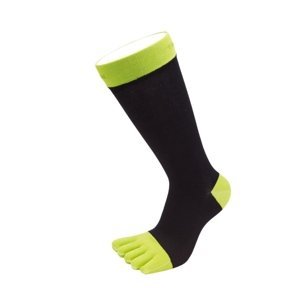 TOETOE ESSENTIAL - Prstové ponožky Pánské Bussines - Černé a zelené Velikost ponožek: 41-48