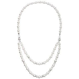 Perlový náhrdelník bílý 32040.1