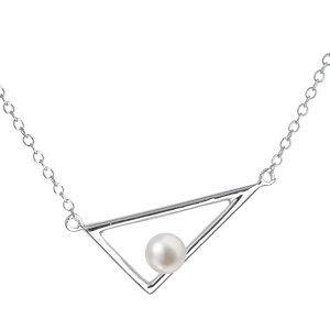 Perlový náhrdelník z pravých říčních perel bílý 22020.1