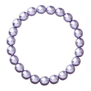 Perlový náramek fialový 56010.3 violet
