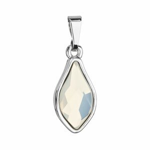 Přívěsek bižuterie se Swarovski krystaly bílá kapka 54035.3 white opal