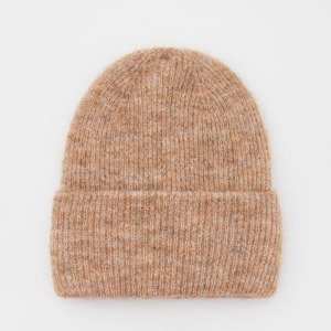 Reserved - Čepice beanie s příměsí vlny - Šedá