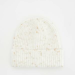 Reserved - Čepice beanie - Krémová