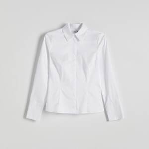 Reserved - Košile s bavlnou - Bílá