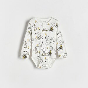 Reserved - Babies` body suit - Krémová