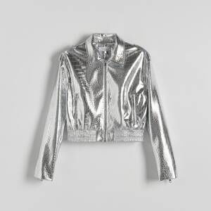 Reserved - Ladies` jacket - Stříbrná