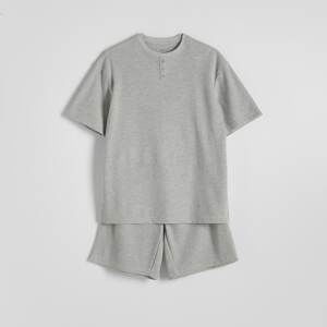 Reserved - Dvoudílné pyžamo - Světle šedá