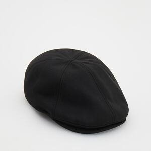 Reserved - Čepice s kšiltem z jednobarevného materiálu - Černý