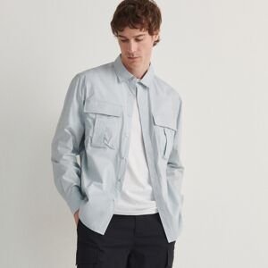 Reserved - Košile regular fit s vysokým podílem bavlny - Modrá