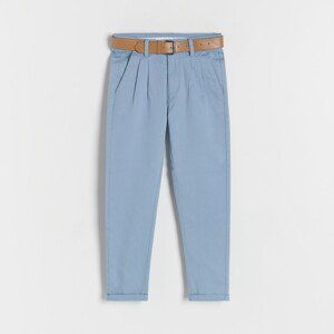 Reserved - Boys` trousers & belt - Modrá