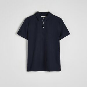 Reserved - Polo košile střihu regular - Tmavomodrá