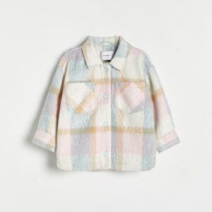 Reserved - Kostkovaná košilová bunda - Vícebarevná