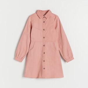 Reserved - Bavlněné šaty - Růžová