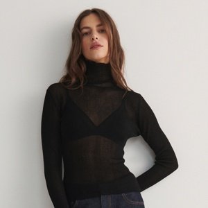 Reserved - Ladies` sweater - Černý