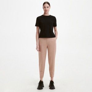 Reserved - Kalhoty s rovnými nohavicemi - Béžová