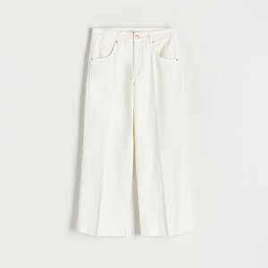 Reserved - Bavlněné kalhoty - Bílá