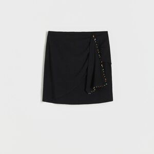 Reserved - Ladies` skirt - Černý