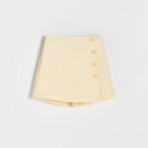 Reserved - Kraťasová sukně - Žlutá