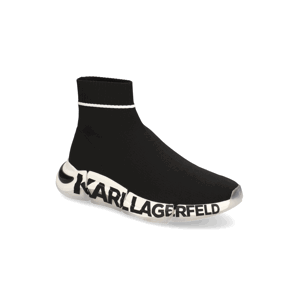 KARL LAGERFELD QUADRA Knit Boot Logo