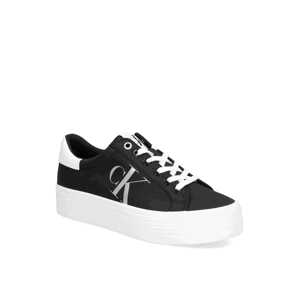 CALVIN KLEIN JEANS VULCANIZED FLATFORM LACEUP NY černá