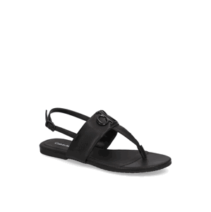 CALVIN KLEIN JEANS FLAT SANDAL HW LTH 2