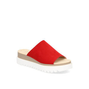 Gabor pantofle - textil červená