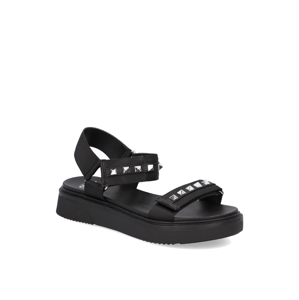 OMG! sandály - textil černá