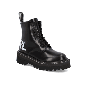 KARL LAGERFELD PATROL II BRUSH LOGO HI LACE černá