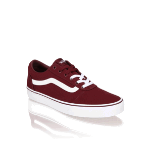 Vans WM WARD (CANVAS) BURGUNDY červená