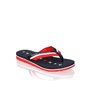 Tommy Hilfiger TOMMY LOVES NY BEACH SANDAL modrá