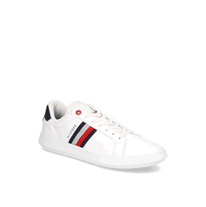 Tommy Hilfiger ESSENTIAL LEATHER CUPSOLE bílá