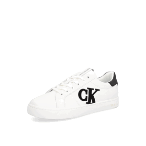 CALVIN KLEIN JEANS CUPSOLE LACEUP SNEAKER LOGO bílá