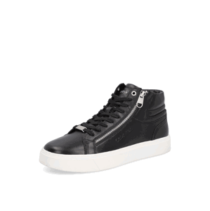 CALVIN KLEIN JEANS HIGH TOP LACE UP W/ZIP černá