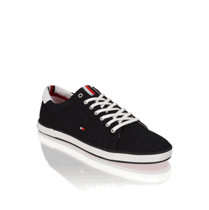 Tommy Hilfiger LACE UP SNEAKER modrá