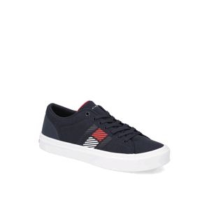 Tommy Hilfiger LIGHTWEIGHT STRIPES KNIT SNEAKER modrá