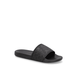 CALVIN KLEIN JEANS SLIDE AOP EMBOSSED PES-PU-CO černá